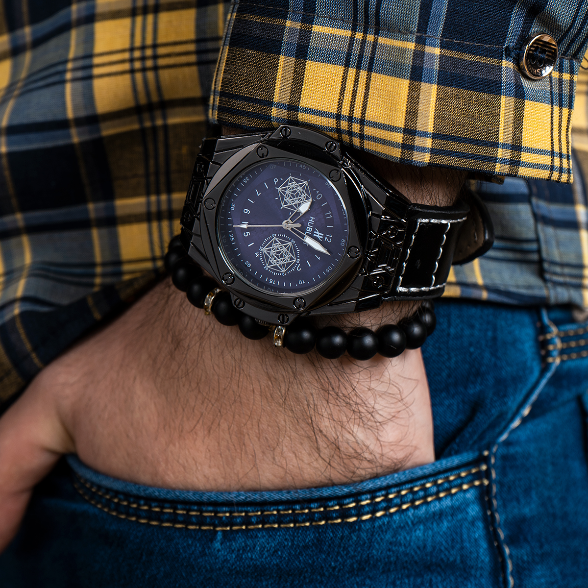 ساعت مچی Hublot قاب استیل مدل G705