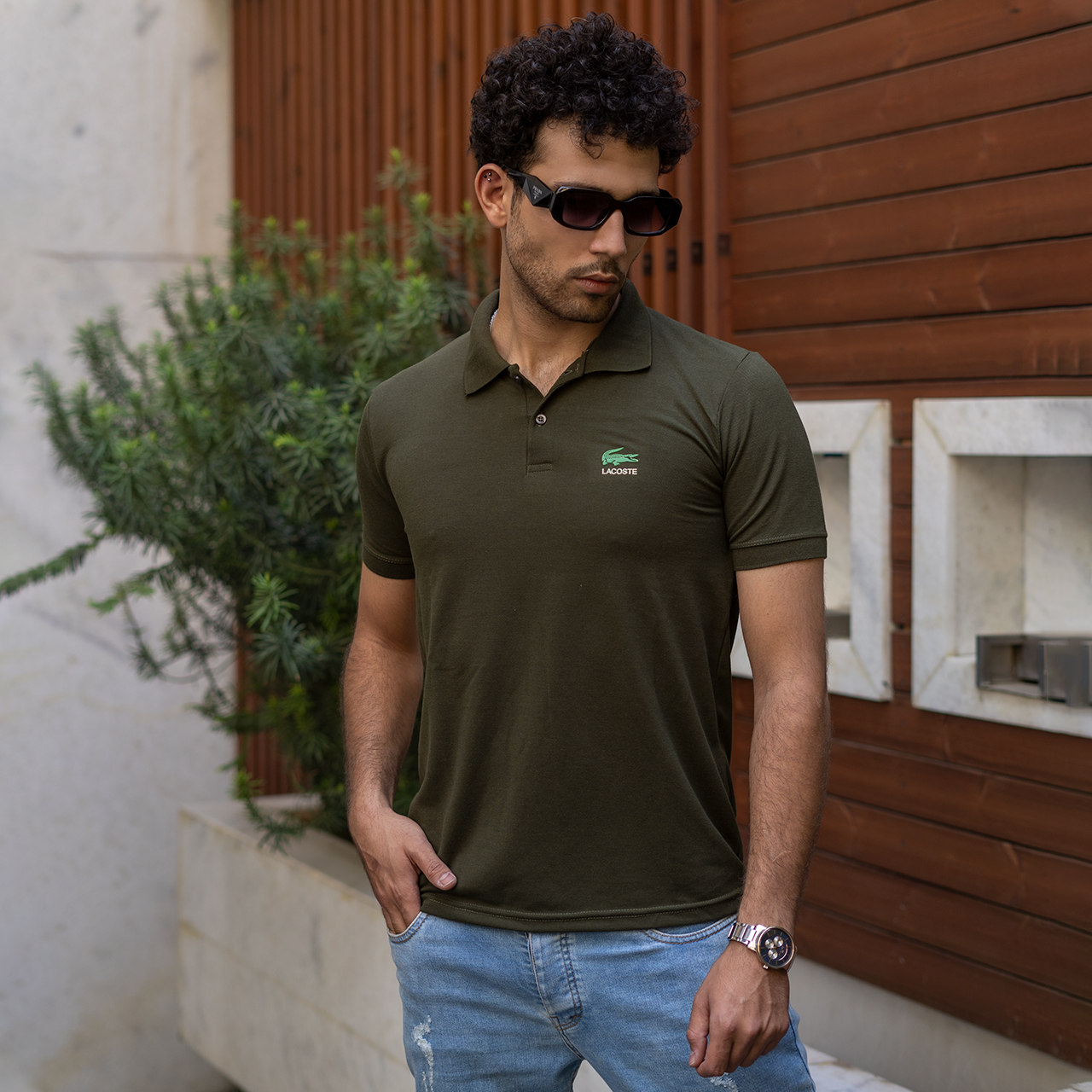 تیشرت مردانه Lacoste جودون-سبز مدل Mahyar