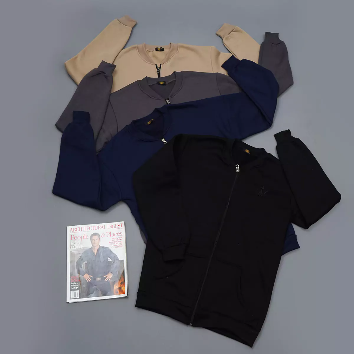 سوییشرت مردانه کرم مدل wendi