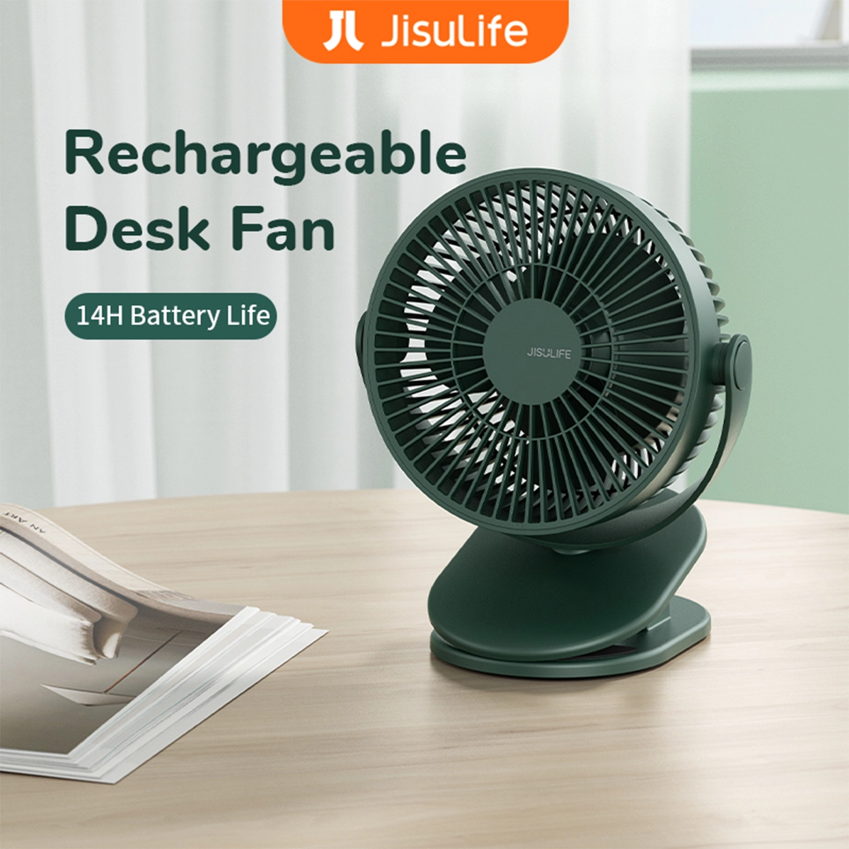 مینی پنکه رومیزی گیره دار